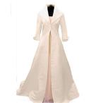 Ruolai ASA Bridal Women's Satin Long Sleeves Elegant Wedding Coats Out