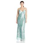 ABS by Allen Schwartz Women's Plus-Size Embroidered Lace Gown with Plu