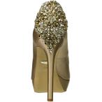 Badgley Mischka Women's Viola Pump, Latte Satin, 8.5 M US