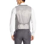 Perry Ellis Men's Solid Texture Suit Vest, Brushed Nickel, Large