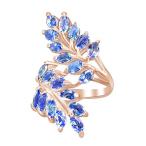 AFFY Mothers Day Jewelry Gifts Marquise Simulated Tanzanite Fashion Le