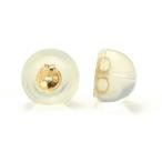14k Yellow Gold 8-8.5mm Pink Button Shape Freshwater Cultured High Lus