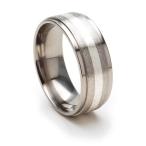 8mm Men's Titanium Rings Wedding Band, Titanium Bands For Men, Sz 4-17