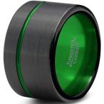 Chroma Color Collection Tungsten Wedding Band Ring 8mm for Men Women R