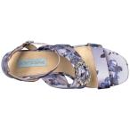 Blue by Betsey Johnson Women's SB-SCOTI Heeled Sandal, Blue/Multi, 8 M