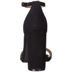 Steve Madden Women's Carrson Dress Sandal, Black Suede, 8 M US