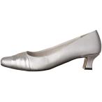 Easy Street Women's Tidal Dress Pump,Silver Satin,10 M US