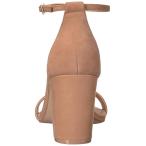 Steve Madden Women's Declair Dress Sandal, Camel Nubuck, 8.5 M US
