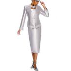 Kueeni Women Church Suits with Hats Church Dress Suit for Ladies Forma
