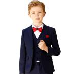 ELPA ELPA Boys Suits Slim Fit Formal Dress Suit 6 Piece Teen Black Sui