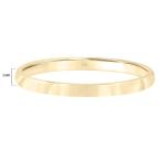 Brilliant Expressions 10K Yellow Gold Low Dome Plain and Simple Weddin