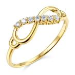 GM Wedding Collection 14k Yellow Gold Infinity Promise Ring - Size 7.5