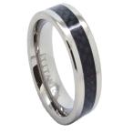 Blue Chip Unlimited 7mm Lightweight Titanium Bands with Black Carbon F