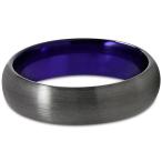 Chroma Color Collection Tungsten Wedding Band Ring 6mm for Men Women P