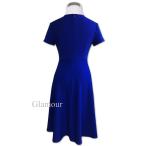 HiltonBoutique Royal Blue Wedding Party Cocktail Vintage Short Sleeve