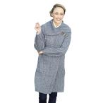 Ladies 100% Irish Merino Wool Patchwork Long Sweater by Carraig Donn (