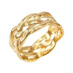 Celtic Weave Wedding Band in Polished 10k Yellow Gold (Size 7)