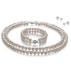 Juliane White 6-7mm Double Strand A Quality Freshwater Cultured Pearl