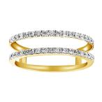 Jewel Zone US Mothers Day Jewelry Gifts White Natural Diamond Enhancer