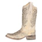 Corral Boot Company Womens Ladies Glitter/Crystals Square Toe Cowgirl