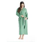 Cashmere Boutique: 100% Pure Cashmere Robe for Women (Color: Peach Ora