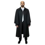 Historical Emporium Men's Wool Blend Inverness Dress Coat M/L Black