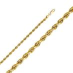 GoldenMine Fine Jewelry Collection 14k Yellow Gold Solid Men's 4.5mm S