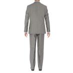 Salvatore Exte Men's Suit Two Button Blazer Plus Flat Front Pants (46