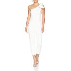 Adrianna Papell Women's One Shoulder Jumpsuit Petite, Ivory 6P