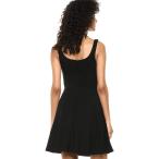 Ali &amp; Jay Women's Sleeveless Stretch Ponte Knit Fit &amp; Flare Dress, Bla