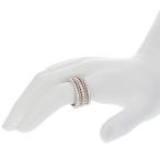 1.75 CT Diamond Wedding Band in 14K White and Rose Gold In Size 6