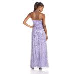 JS Boutique Women's Long Sequin Halter Gown, Mauve Silver 8