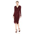 RACHEL Rachel Roy Women's Kaia Dress, Oxblood Combo, XL