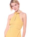 Keepsake The Label Women's Skylines Sleeveless Crossover Hem MIDI Dres