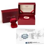 Diamondere Natural and Certified Sapphire and Diamond Wedding Ring in
