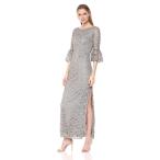 Alex Evenings Women's All Over Lace Long Column Dress (Petite and Regu