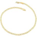 Pori Jewelers 18K Gold Plated Sterling Silver Marina Anklet - for Wome