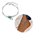 Ethnic Sea Star Stone Beads Anklet Ankle Boho Beach Foot Anklets Women