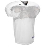 Russell Athletic大人用Practice Football Jersey Wht、XL