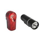 Raleigh LAA991 RX1.0 Front/Rear Light Set Black by Raleigh