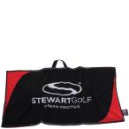 Stewart Golf Large Golf Towel - Black/Red by Stewart Golf