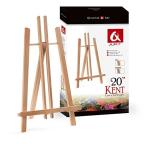 BEECH WOOD 500MM ARTIST EASEL FOR ARTWORK DISPLAY by Quantum Art