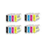 Inkcool 16 Pack. Compatible Cartridges For Brother LC-51. Includes Cartridg