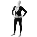 SecondSkin Full Body Spandex/Lycra Suit (M, Tuxedo)