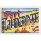 Greetings From Fort Lauderdale Florida Fridge Magnet (2 x 3 inches) by Blue