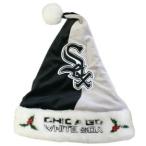 ChicagoホワイトSoxカラーブロックサンタ帽子