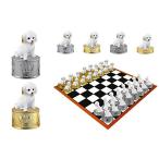 White Cockapoo Dog Hand-painted Chess Set Pieces