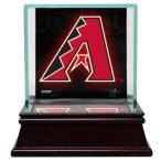 MLB Arizona DiamondbacksガラスSingle野球チームロゴとケース背景