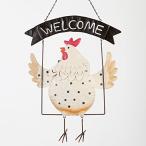 Bits and Pieces???Chicken Welcome sign-funゲストGreeting???ハンドペイント