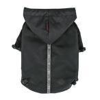 Puppia Authentic Base Jumper Raincoat, XX-Large, Black by Puppia